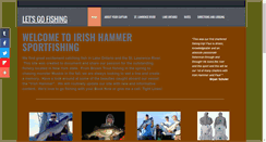 Desktop Screenshot of irishhammerfishing.com